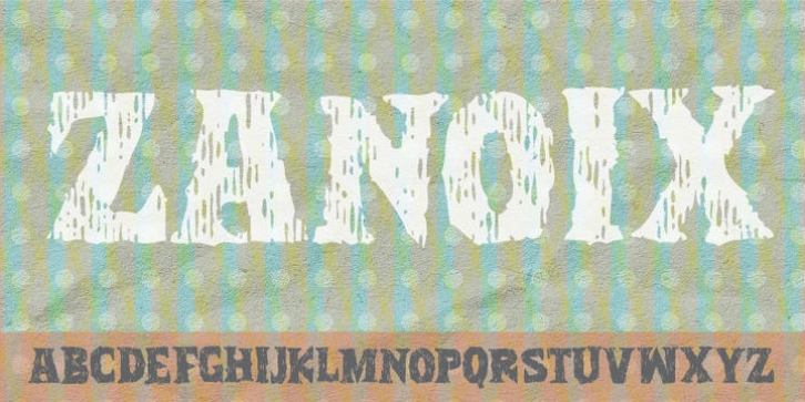 Zanoix font preview