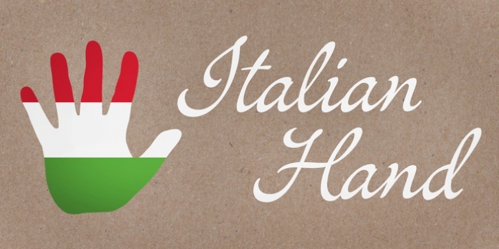 Italian Hand font preview