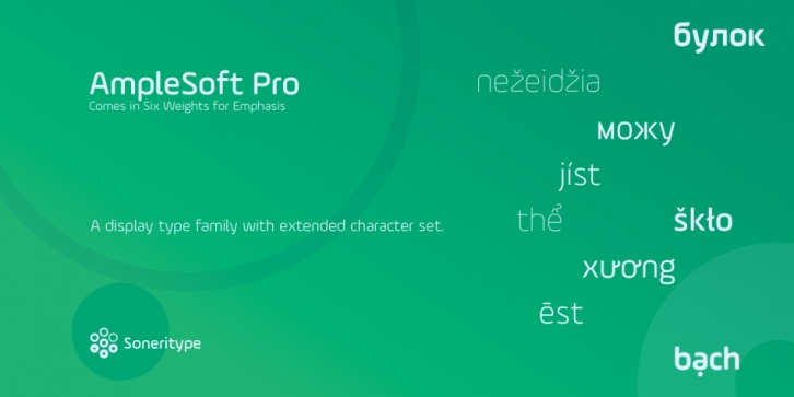 Amplesoft Pro font preview