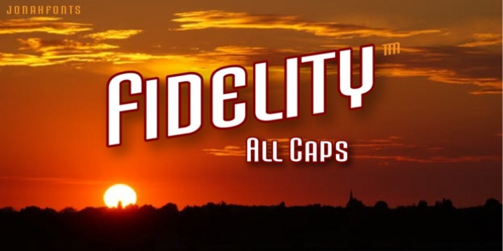 Fidelity Caps font preview