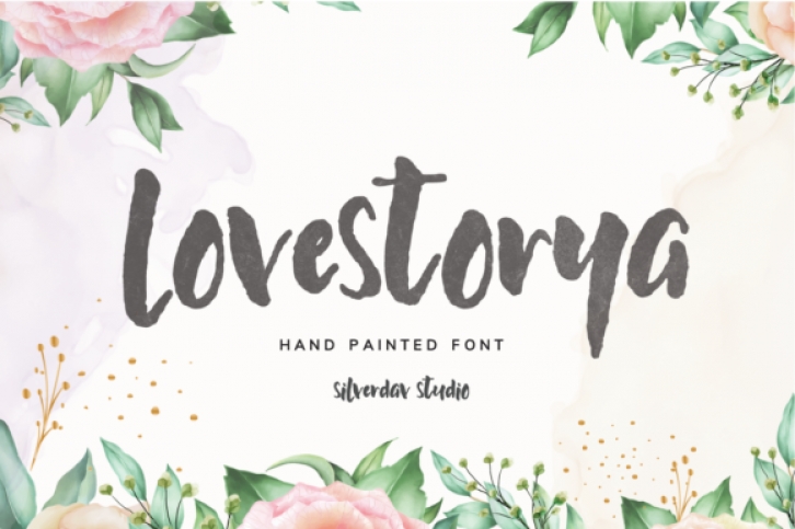 Love Storya font preview