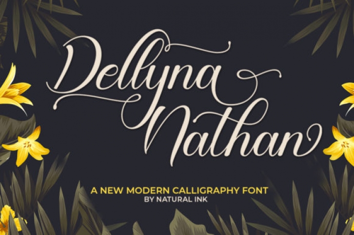 Dellyna Nathan font preview