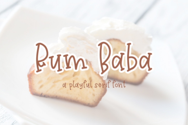 Rum Baba font preview