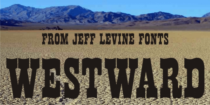 Westward JNL font preview