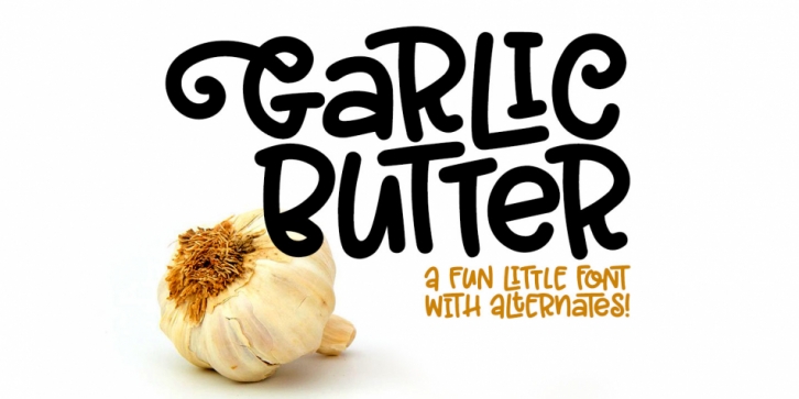 Garlic Butter font preview
