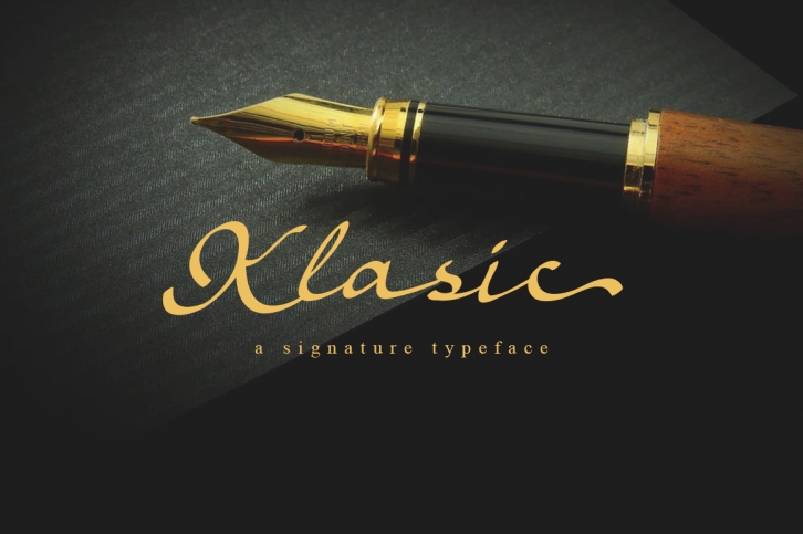 Klasic Script font preview