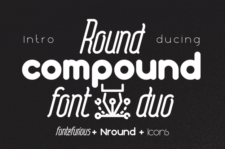 Round Compound font preview