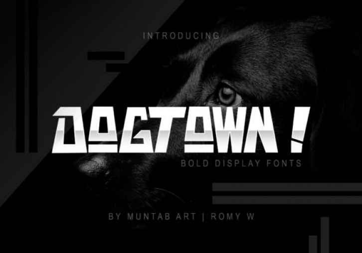 Dogtown font preview