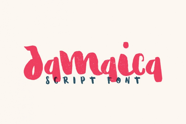 Jamaica font preview