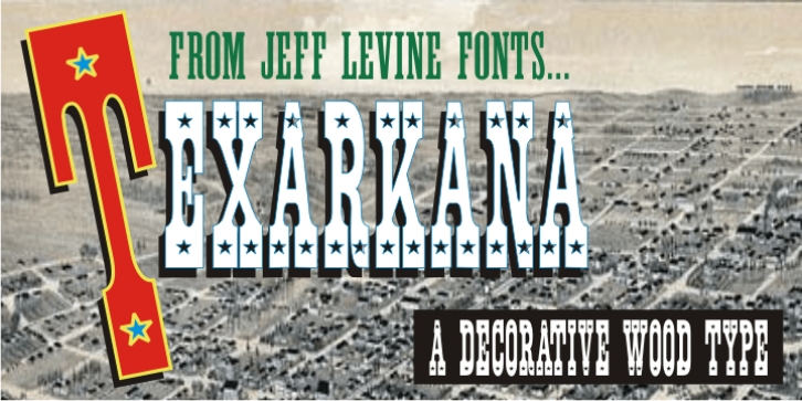 Texarkana JNL font preview