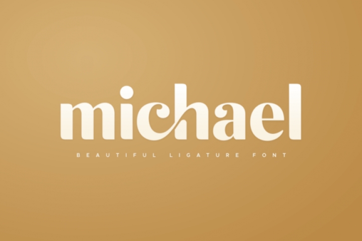 Michael font preview