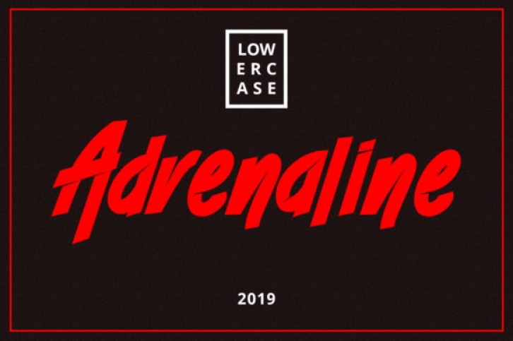 Adrenaline font preview
