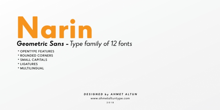 Narin font preview