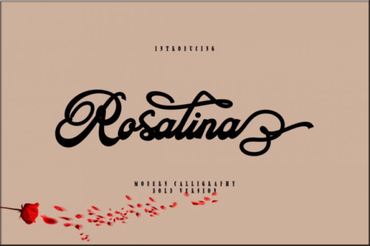 Rosalina font preview