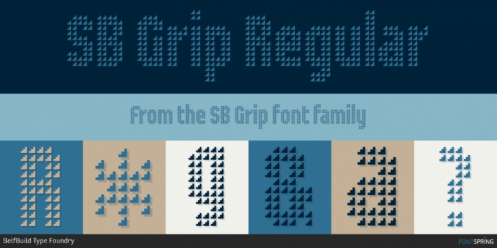 SB Grip font preview