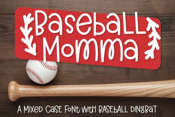 Baseball Momma Duo font preview