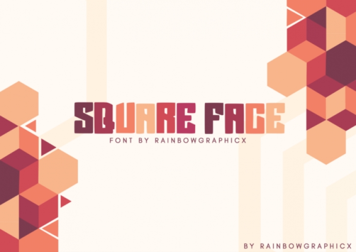 Square Face font preview