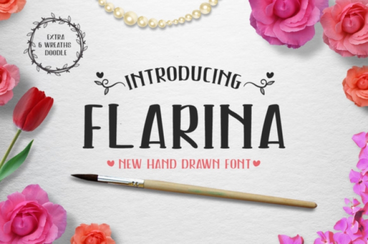 Flarina font preview