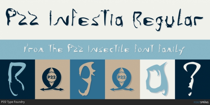 P22 Insectile font preview