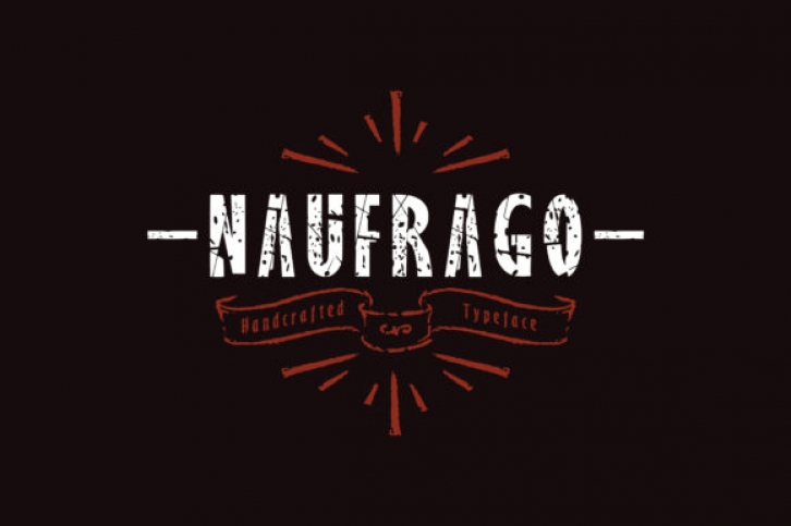 Naufrago font preview