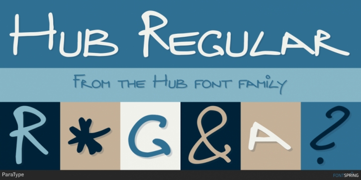 Hub font preview