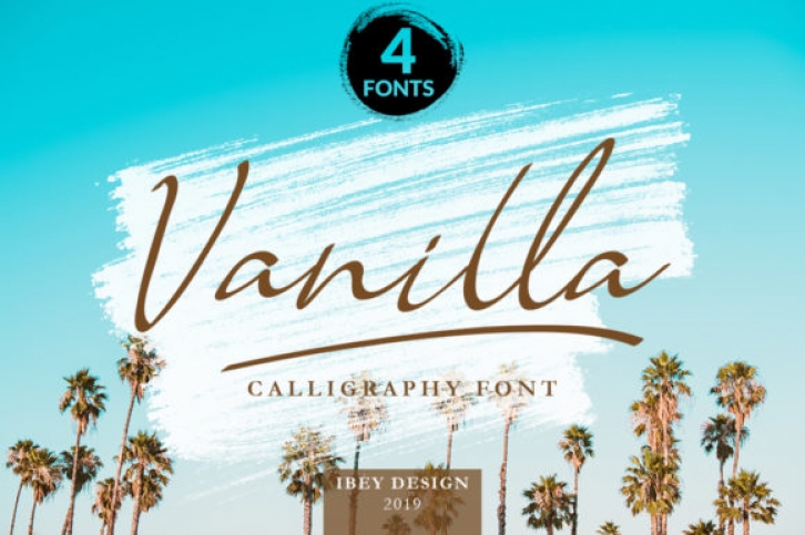 Vanilla Family font preview
