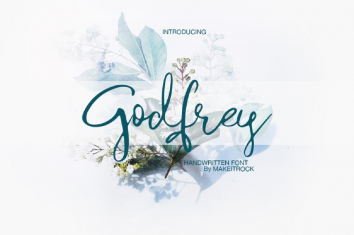 Godfrey font preview