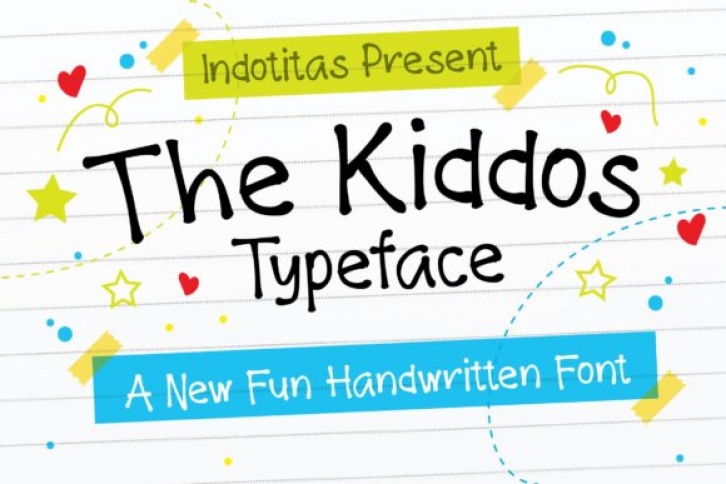 The Kiddos font preview