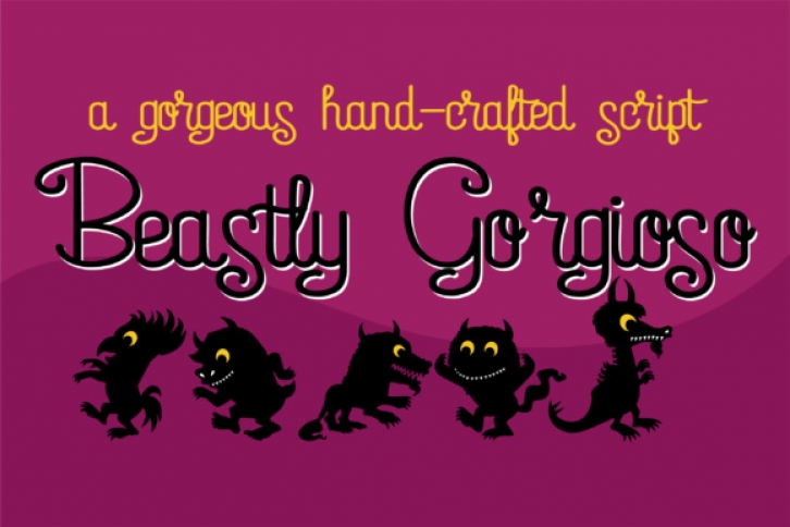 ZP Beastly Gorgioso font preview