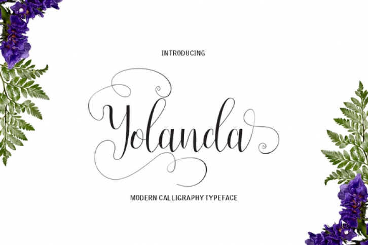 Yolanda font preview