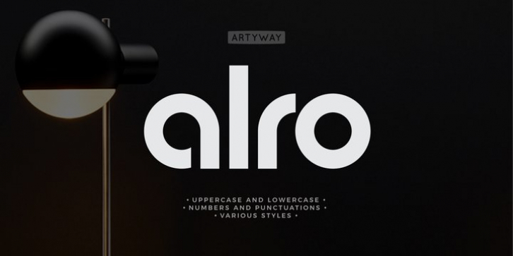 Alro font preview