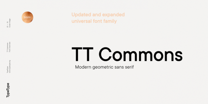 TT Commons Classic font preview