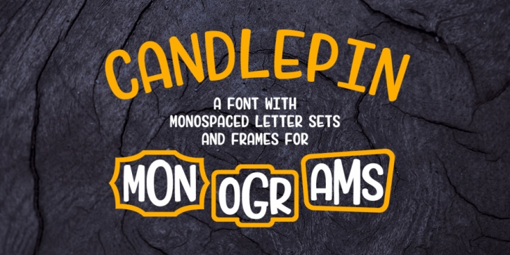 Candlepin font preview