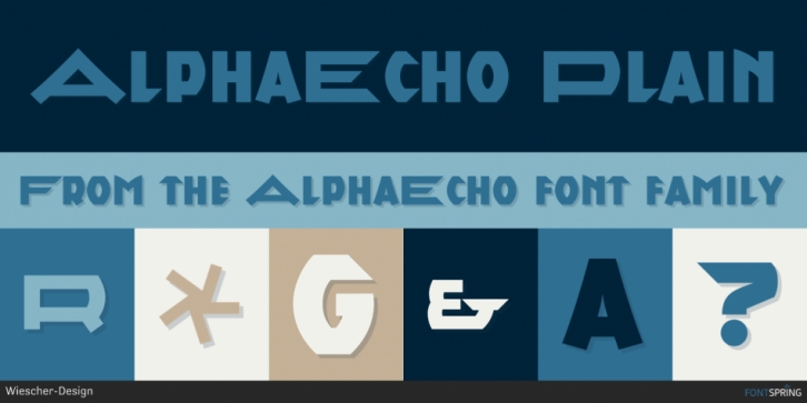 AlphaEcho font preview
