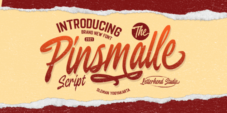 Pinsmalle font preview