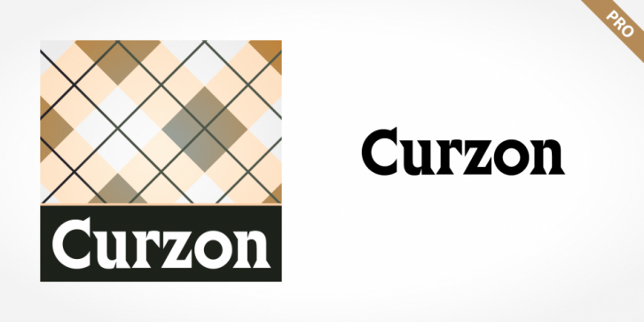 Curzon Pro font preview