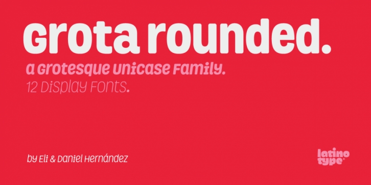 Grota Rounded font preview