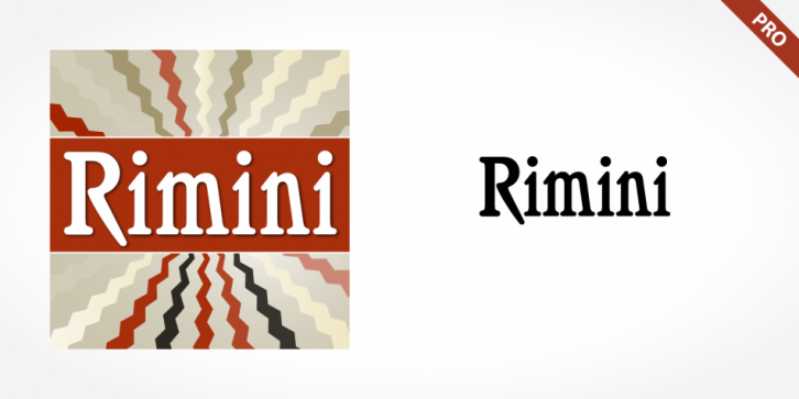 Rimini Pro font preview