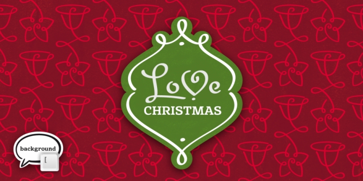 LoveChristmas font preview