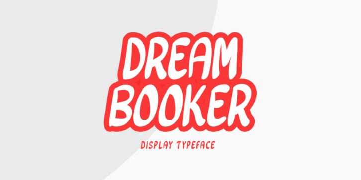 Dream Booker font preview