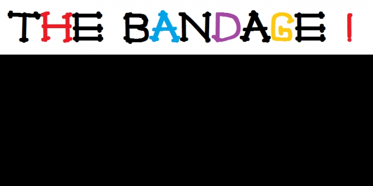 The Bandage font preview