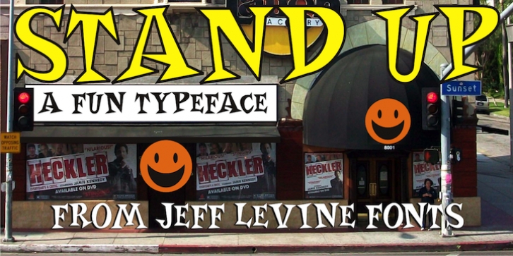 Stand Up JNL font preview