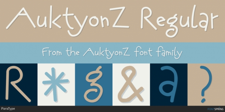 AuktyonZ font preview