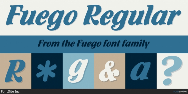 Fuego font preview