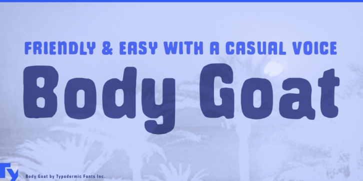 Body Goat font preview