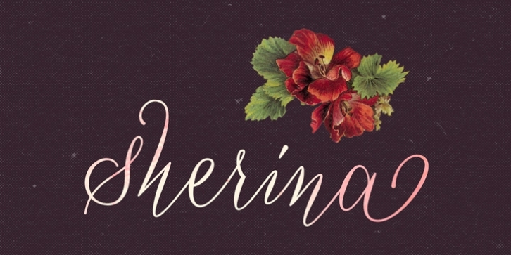 Sherina font preview