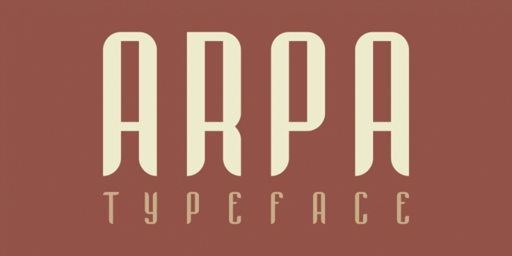 ARPA font preview