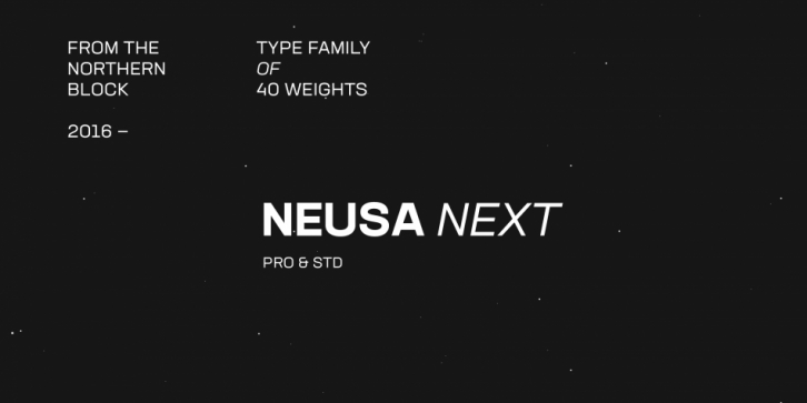 Neusa Next Pro font preview