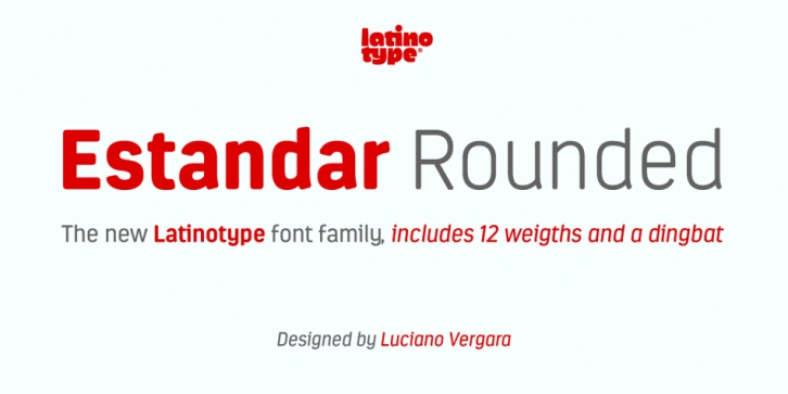 Estandar Rounded font preview