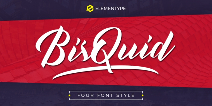 BisQuid font preview